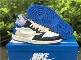 Authentic Travis Scott x Fragment x Air Jordan 1 Low OG GS
