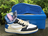 Authentic Travis Scott x Fragment x Air Jordan 1 Low OG GS