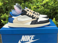 Authentic Travis Scott x Fragment x Air Jordan 1 Low OG GS