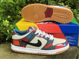 Authentic Parra X Nike SB Dunk Low Royal Blue