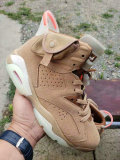 Travis Scott x Air Jordan 6 British Khaki/Sail AAA