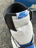 Authentic Travis Scott x Fragment x Air Jordan 1 High OG SP “Military Blue”