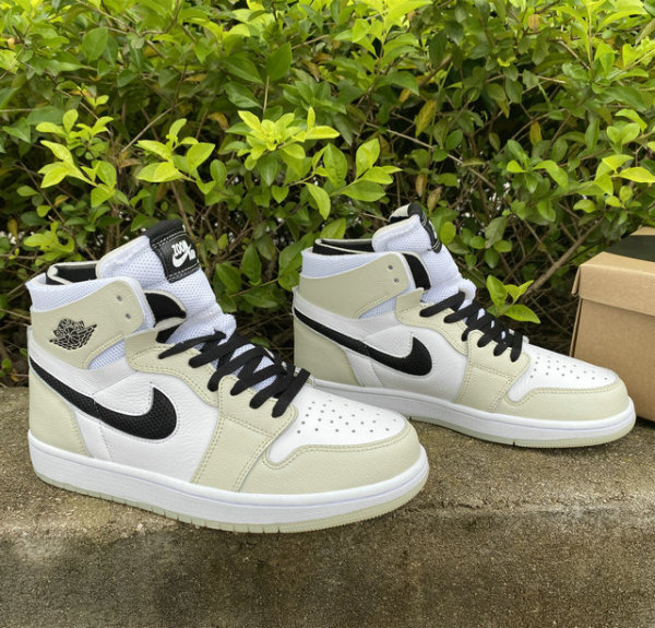 Authentic Air Jordan 1 Zoom Comfort White/Black