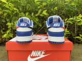 Authentic Nike SB Dunk Low White/Blue/Red/Black