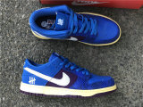 Authentic UNDEFEATED x Nike Dunk Low Blue/Purple