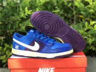 Authentic UNDEFEATED x Nike Dunk Low Blue/Purple