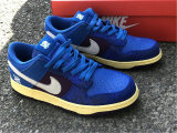 Authentic UNDEFEATED x Nike Dunk Low Blue/Purple