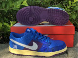 Authentic UNDEFEATED x Nike Dunk Low Blue/Purple