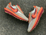 Authentic Sacai x Nike LDV Waffle OFF-White/Grey-Red/Orange