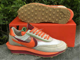 Authentic Sacai x Nike LDV Waffle OFF-White/Grey-Red/Orange