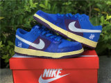 Authentic UNDEFEATED x Nike Dunk Low Blue/Purple