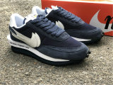 Authentic Fragment x sacai x Nike LDWaffle Viod Blue/White