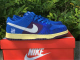 Authentic UNDEFEATED x Nike Dunk Low Blue/Purple