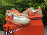 Authentic Sacai x Nike LDV Waffle OFF-White/Grey-Red/Orange
