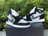 Authentic Dior x Air Jordan 1 GS White/Black