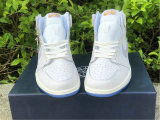 Authentic Dior x Air Jordan 1 White/Gold