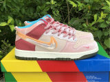 Authentic Social Status x Nike Dunk Low Light Soft Pink/Coconut Milk-Pink Glaze