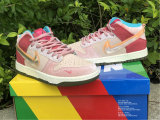 Authentic Social Status x Nike Dunk Low Light Soft Pink/Coconut Milk-Pink Glaze