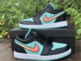 Authentic Air Jordan 1 Low GS “Tropical Twist”
