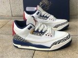 Authentic Air Jordan 3 GS White/Blue