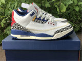 Authentic Air Jordan 3 GS White/Blue
