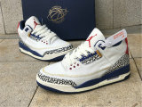 Authentic Air Jordan 3 GS White/Blue