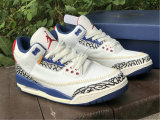 Authentic Air Jordan 3 GS White/Blue