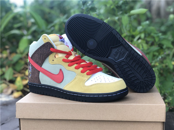 Authentic Color Skates x Nike SB Dunk High Kebab and Destroy