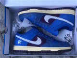 Authentic Undefeated x Nike Dunk Low Royal/Purple-White