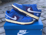 Authentic Undefeated x Nike Dunk Low Royal/Purple-White