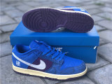 Authentic Undefeated x Nike Dunk Low Royal/Purple-White