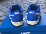 Authentic Undefeated x Nike Dunk Low Royal/Purple-White