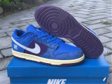 Authentic Undefeated x Nike Dunk Low Royal/Purple-White