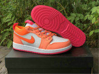 Authentic Air Jordan 1 Low White Orange