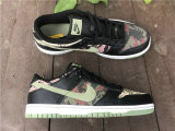 Authentic Nike Dunk Low “Black Multi Camo”