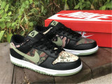 Authentic Nike Dunk Low “Black Multi Camo”