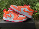 Authentic Air Jordan 1 GS Low White Orange