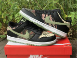 Authentic Nike Dunk Low “Black Multi Camo”