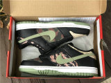 Authentic Nike Dunk Low “Black Multi Camo”