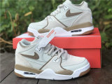 Authentic Nike Air Flight 89 Khaki/White