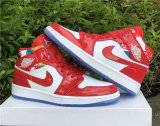 Authentic Air Jordan 1 Mid Red/White