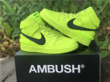 Authentic Ambush x Nike Dunk High “Flash Lime”
