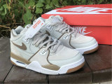 Authentic Nike Air Flight 89 Khaki/White