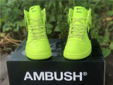 Authentic Ambush x Nike Dunk High “Flash Lime”