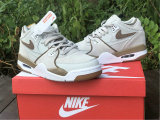 Authentic Nike Air Flight 89 Khaki/White