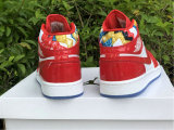 Authentic Air Jordan 1 Mid Red/White