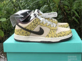 Authentic Nike Dunk Low KHAKI Pattern/Beige Yellow