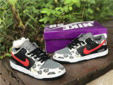 Authentic Nike Dunk Low Black/Grey/Noir