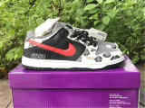 Authentic Nike Dunk Low Black/Grey/Noir