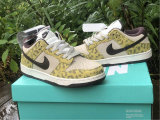 Authentic Nike Dunk Low KHAKI Pattern/Beige Yellow